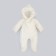Set for discharge Winter Kinderlitto Velvet, 5 items, height 56-62 cm, gray-beige color