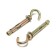 Anchor bolt of scrap, with a hook, galvanized, 10x80 mm, 50 pcs