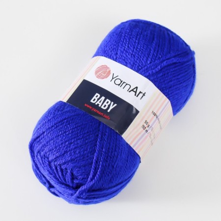Baby yarn 100% acrylic 150m/50g (979 cornflower)-1