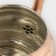 A set of copper teapots, 1.5 l/800 ml, brass pen, chasing, 1 variety