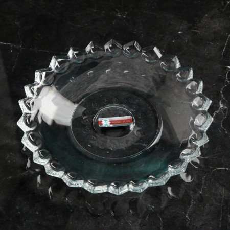 A set of glass plates "Yut", 6 pcs, d = 18.5 cm, Iran-2