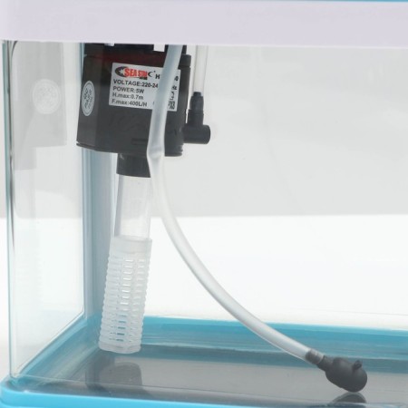 The Seastar HX-180F Aquarium includes: LED lamp, filter, 3.5 l, blue-8