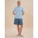Polo female Pelican, size 44, blue color