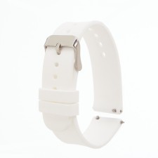 Smart hours strap, 20 mm, silicone, white