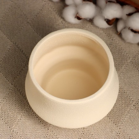 Kashpo - Vase "Mina" White, 13x13x11cm-2