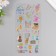 Stickers for creativity plastic "Musical instruments" 9.3x20.4 cm