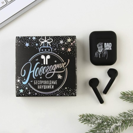 Wireless headphones “Bad Santa”, model LV-144, 5.5 x 4.2 x 2 cm.-1