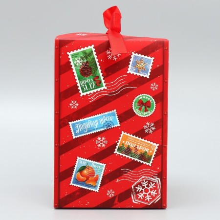 Folding box “Happy New Year!”, Mail, 12 x 18 x 12 cm, New Year-4