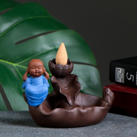 Set of incense on the stand "Buddha - Silence" 12x8x8cm-1