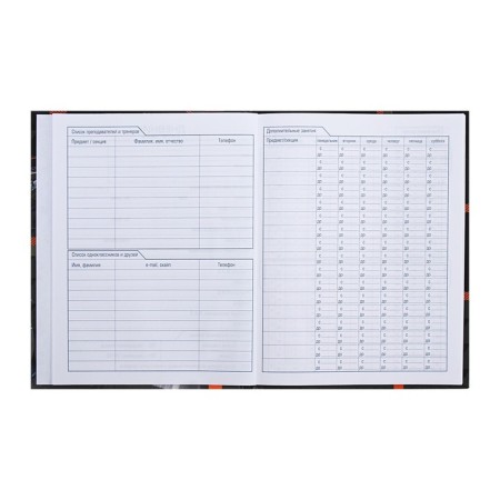 Universal diary for grades 1-11 faster than wind, solid cover, glossy lamination, 40 sheets-5