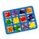Frame-lodges "Squares", fractions, 12 pcs., No. 2, mix