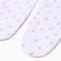 Children's sliders, white color/hearts, height 80
