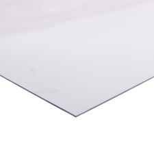 Polycarbonate monolithic, thickness 1 mm, 2.05 × 1.25 m, transparent, with UV protection