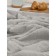 Texrepublic blanket, size 200x220 cm, gray color