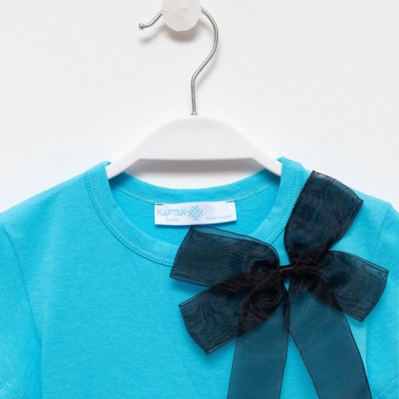 T-shirt Children's KAFTAN "Bow", r.28 (86-92 cm), blue color-6