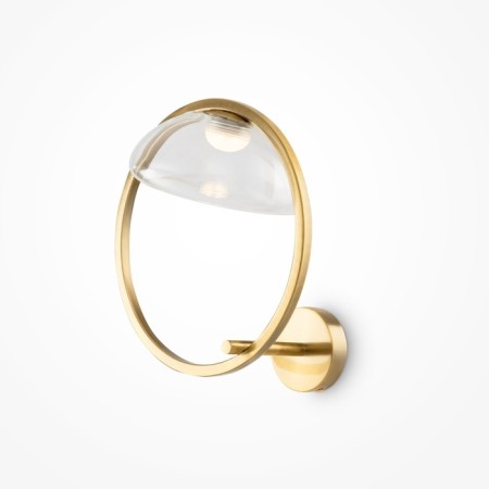 Bra Maytoni Mod327wl-L5BS3K, LED, 5W, 32x21.8x35 cm, 450lm, brass color