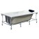 Installation kit (chrome pens, frame 190 x 90 cm, set of fasteners to the wall, drain-re-reduced system)