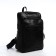 Male backpack on a zipper, 2 outer pockets, black color