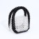Bag-clate on magnet, long belt, white color
