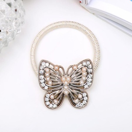 Hair gum "Carolina" butterfly, 3.5 cm-1