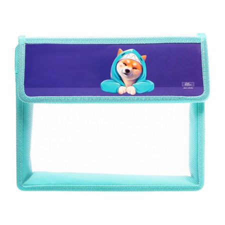 A5 notebook folder (230 x 190 x 50 mm), with Velcro valve, plastic/textiles, calligrata, "sib-2