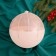 Ball plastic D-20 cm "Nicole" pink