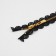 Metal zipper, No. 3, non -proceeding, automatic lock, 60 cm, black/gold color
