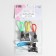 Clip for curtains, on a loop, 50 × 15 mm, 5 pcs, color colorful