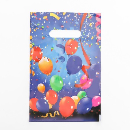 Package "Festive balls", polyethylene, with a cut pen, 20 x 30 cm, 30 μm