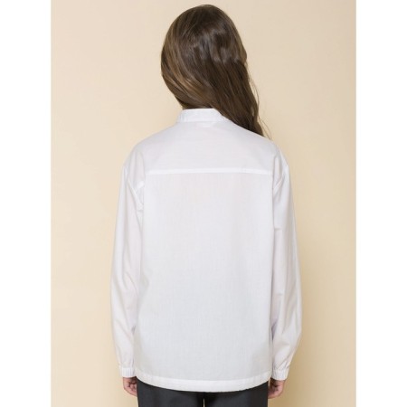 Blouse for girls, height 122 cm, white color-2
