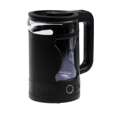 Electric kettle Energy E-257, plastic, glass, 1.5 l, 1500 watts, black