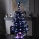 Smart garland “thread” 10 m Rosa, IP20, silver thread, 100 LED, control from the application, glow RGB, USB