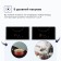 Hon surface Delvento V30D12S001, electric, 2 burners, sensor, black