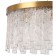 Suspended chandelier Stilform Frostyle 8xe14 40w, size 60x60x40-100 cm, bronze color
