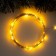 Garland "thread" 10 m dew, IP20, silver thread, 100 LED, yellow glow, 12 V