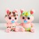 Soft toy "Bunny with a nipple", color mix