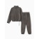 Women's costume (anorax and trousers) minku: Fleece Soft, graphite color, pr 42