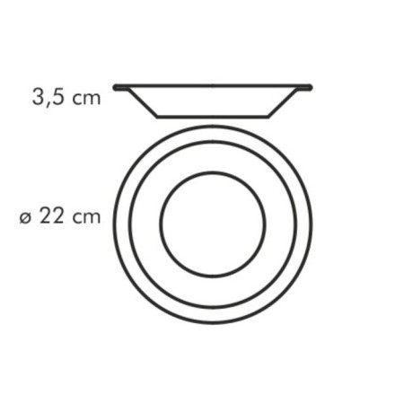 Deep plate Tescoma gustito, d = 22 cm-1