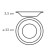Deep plate Tescoma gustito, d = 22 cm