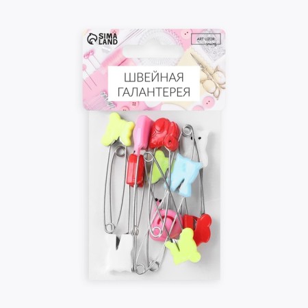 Bulani -English "animals", safe, 60 mm, 10 pcs, color mix-4