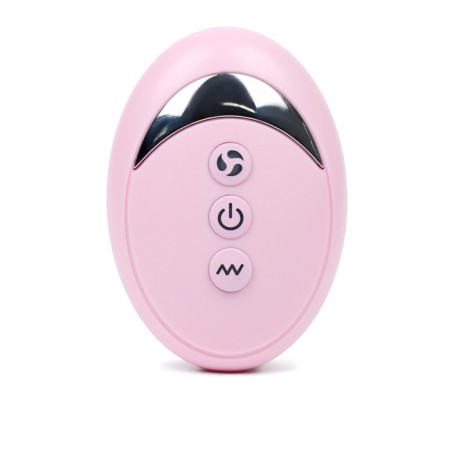 Vibrator for steam oats, flexible, silicone, remote control, pink-10