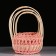 A set of baskets, 3 pcs, 23 × 12/38 cm, 21 × 11/37 cm, 19 × 10/36 cm, rotang