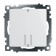 2-clavy electric circuit breaker with indicator, Stekker, Catherine series, GLS10-7102-01, Bely 1022442