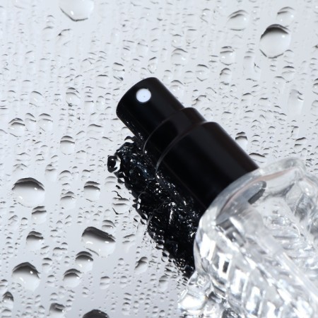 The perfume bottle "Transparent pattern", with a spray, 15 ml, black color-5