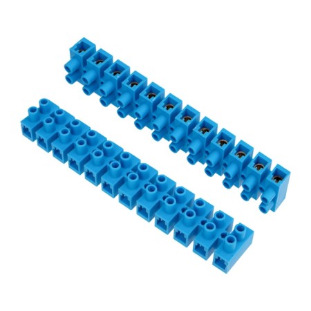 Klemic screw block KV-40 25-40, current 100 A, polypropylene blue rexant (10 pcs.