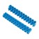 Klemic screw block KV-40 25-40, current 100 A, polypropylene blue rexant (10 pcs.