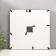 Photo frame-collage "lovely" in 4 photos, ivory (plastic screen)
