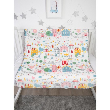 Плед детский Baby Nice «Город игр», размер 100x118 см-8