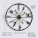Wall watches, series: loft, "rading", smooth move, D-60 cm