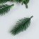Decor for creativity "spruce branch" Green 8 cm